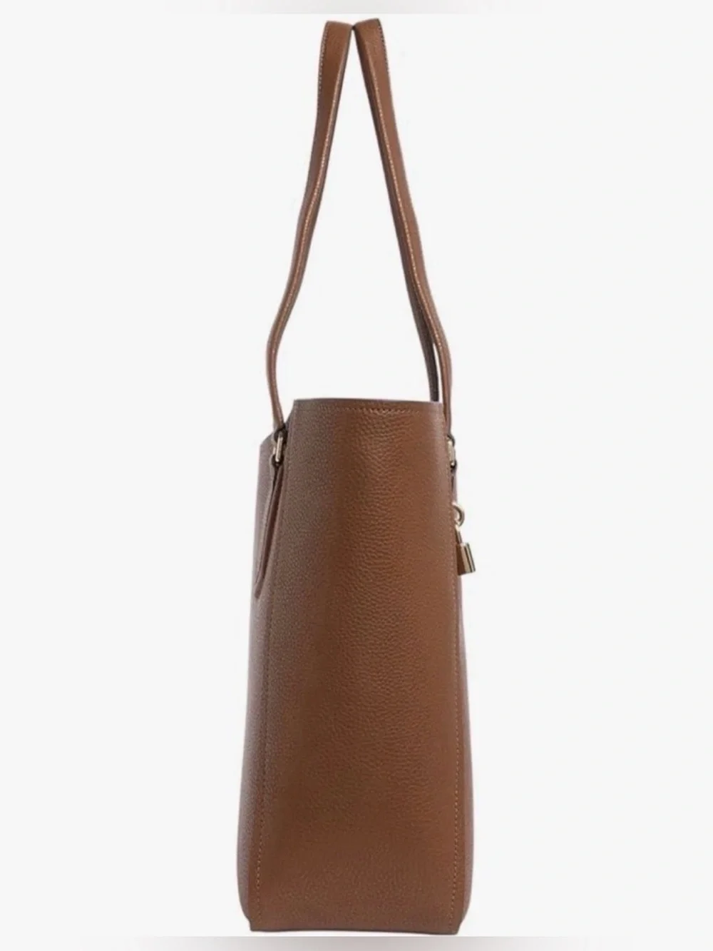 Marc Jacobs brown Pebbled Leather Tote with Gold Hardware
